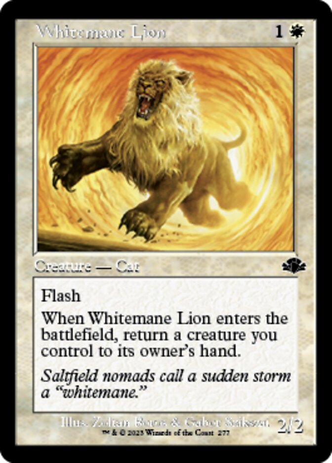 Whitemane Lion - Foil