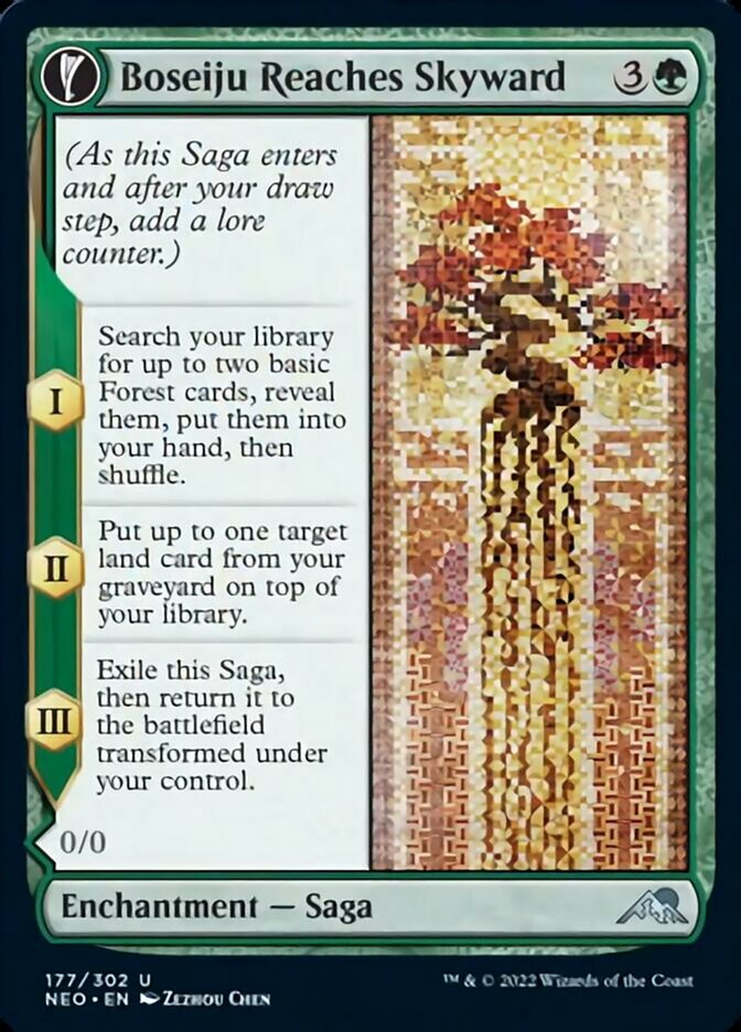 Boseiju Reaches Skyward // Branch of Boseiju - Foil