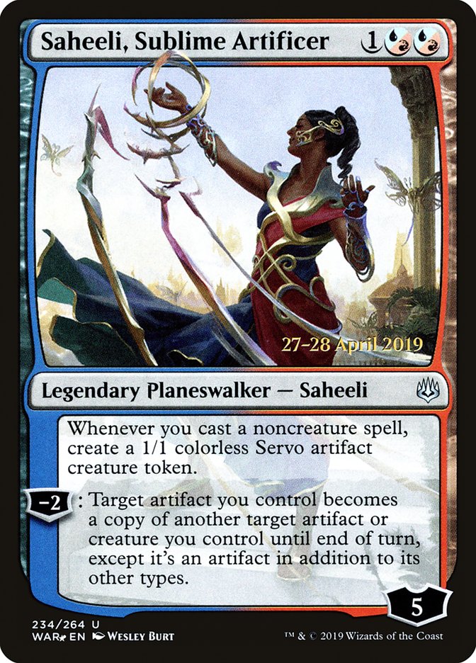 Saheeli, Sublime Artificer - Foil