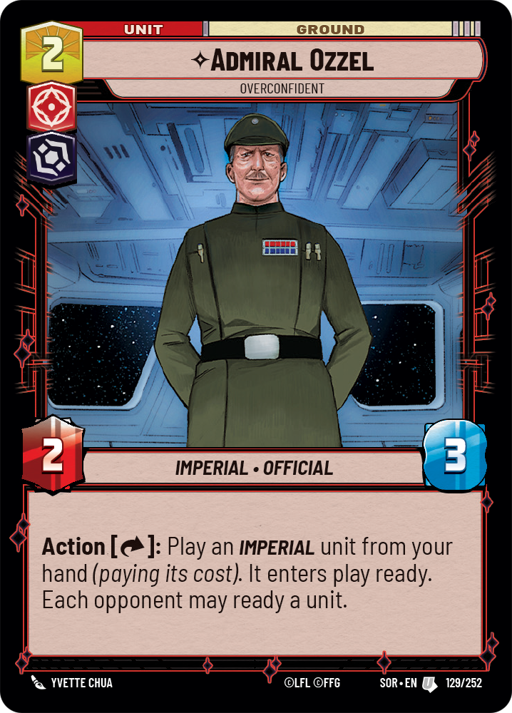 Admiral Ozzel, Overconfident - Foil
