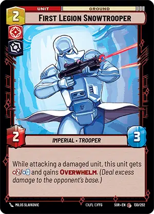 First Legion Snowtrooper - Foil