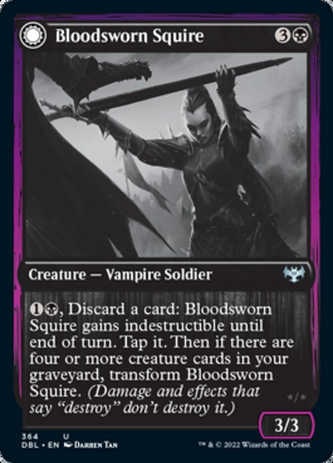 Bloodsworn Squire // Bloodsworn Knight - Foil