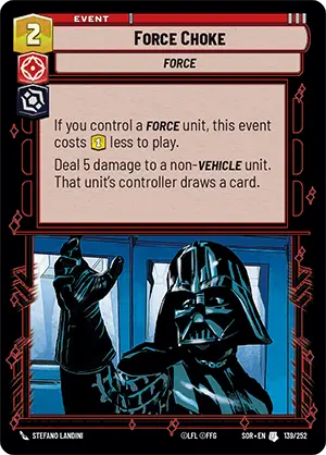 Force Choke - Foil