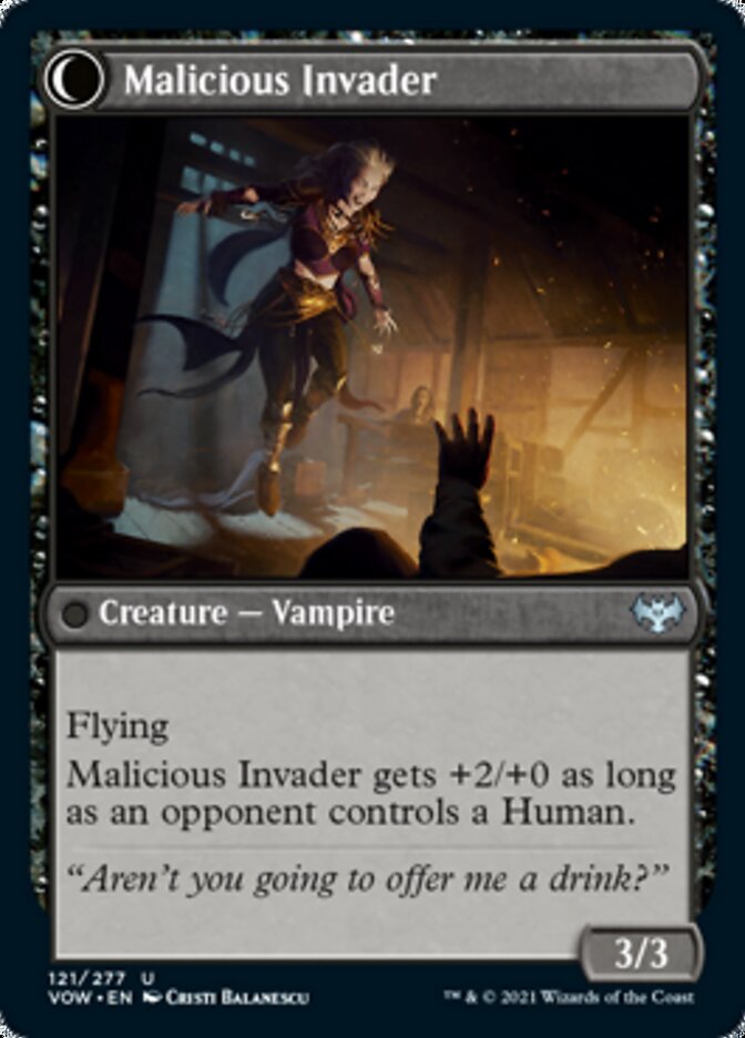 Innocent Traveler // Malicious Invader - Foil