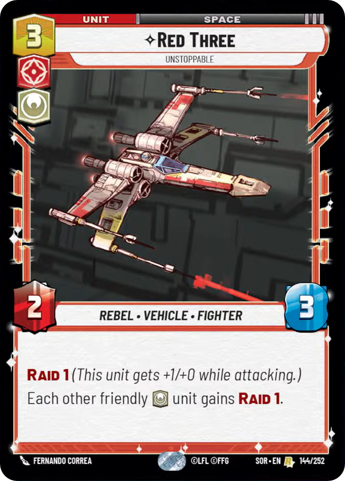 Red Three, Unstoppable
