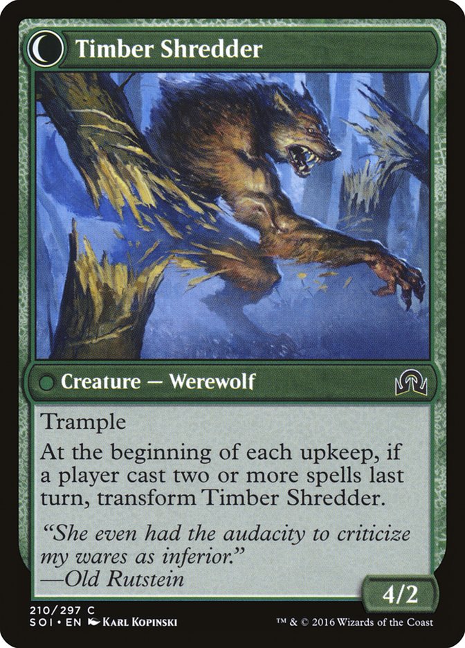 Hinterland Logger // Timber Shredder - Foil