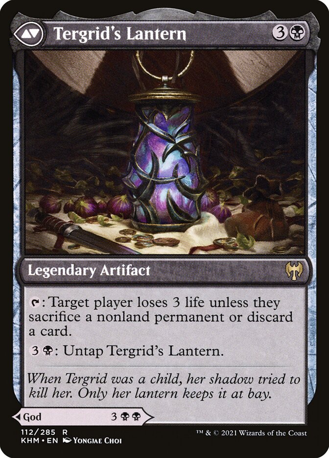Tergrid, God of Fright // Tergrid's Lantern - Foil