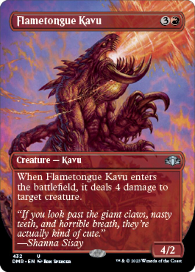 Flametongue Kavu - Foil