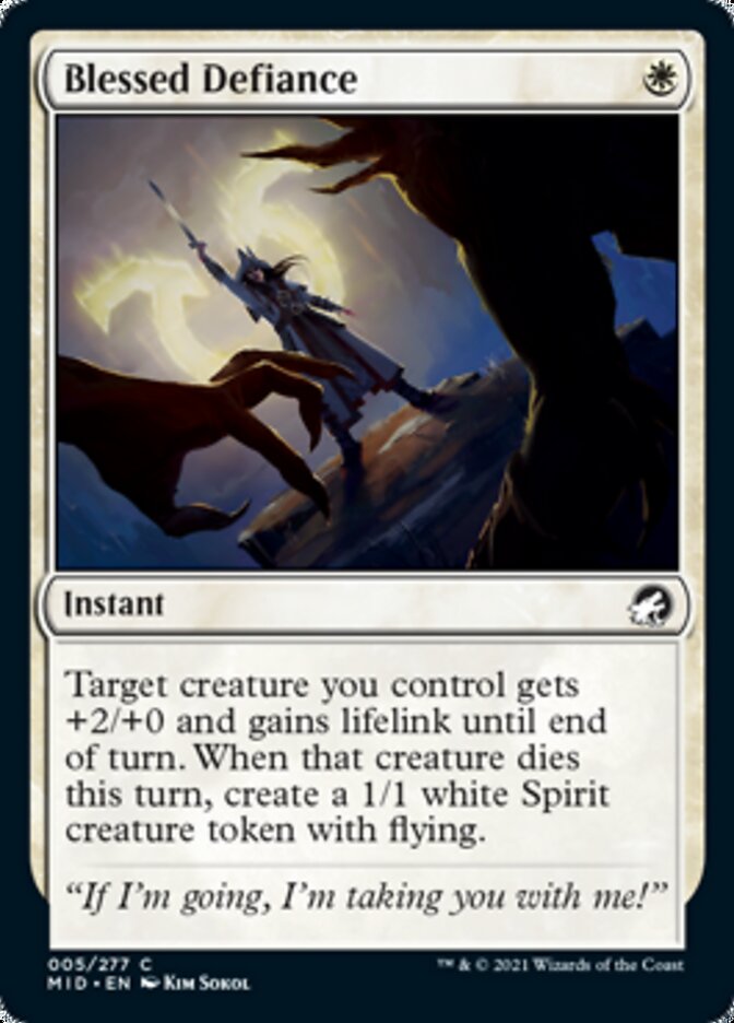 Blessed Defiance - Foil