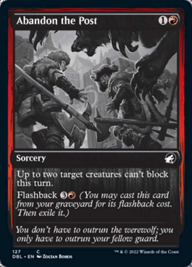 Abandon the Post - Foil