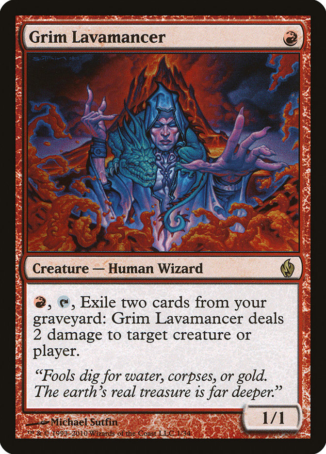 Grim Lavamancer - Foil