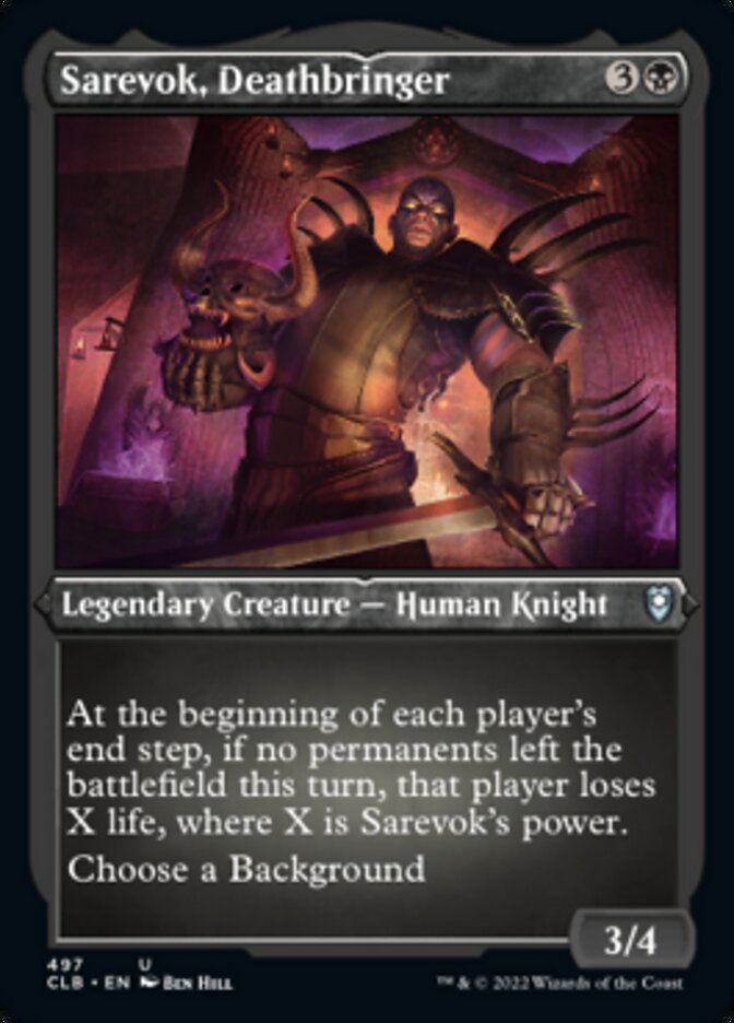 Sarevok, Deathbringer - Foil