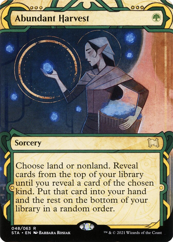 Abundant Harvest - Etched Foil