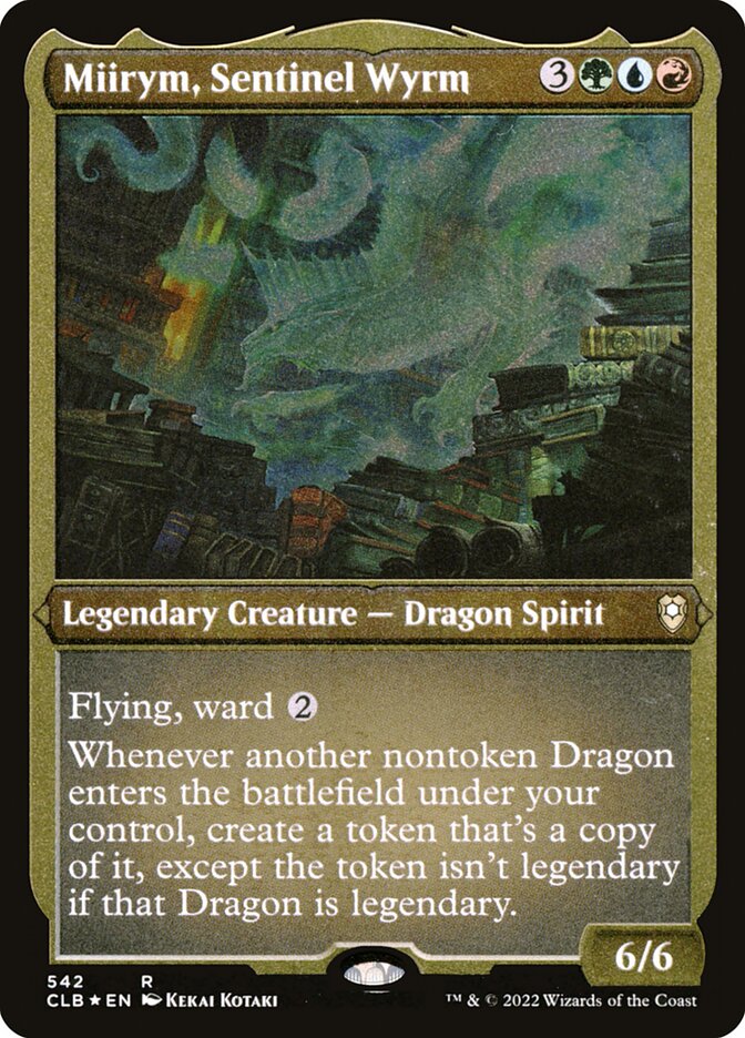 Miirym, Sentinel Wyrm - Etched Foil
