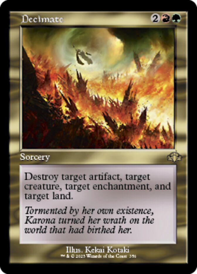 Decimate - Foil