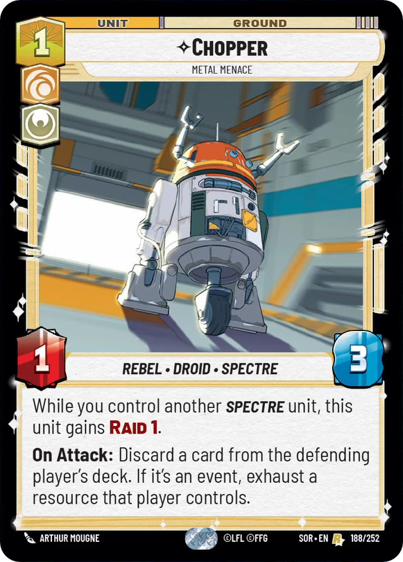 Chopper, Metal Menace