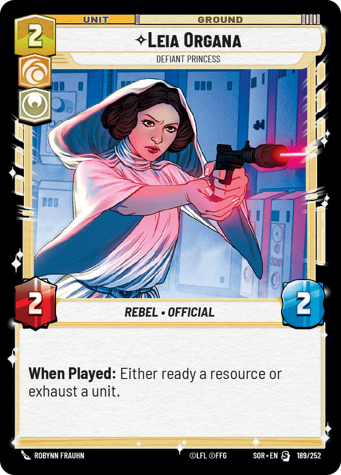 Leia Organa, Defiant Princess