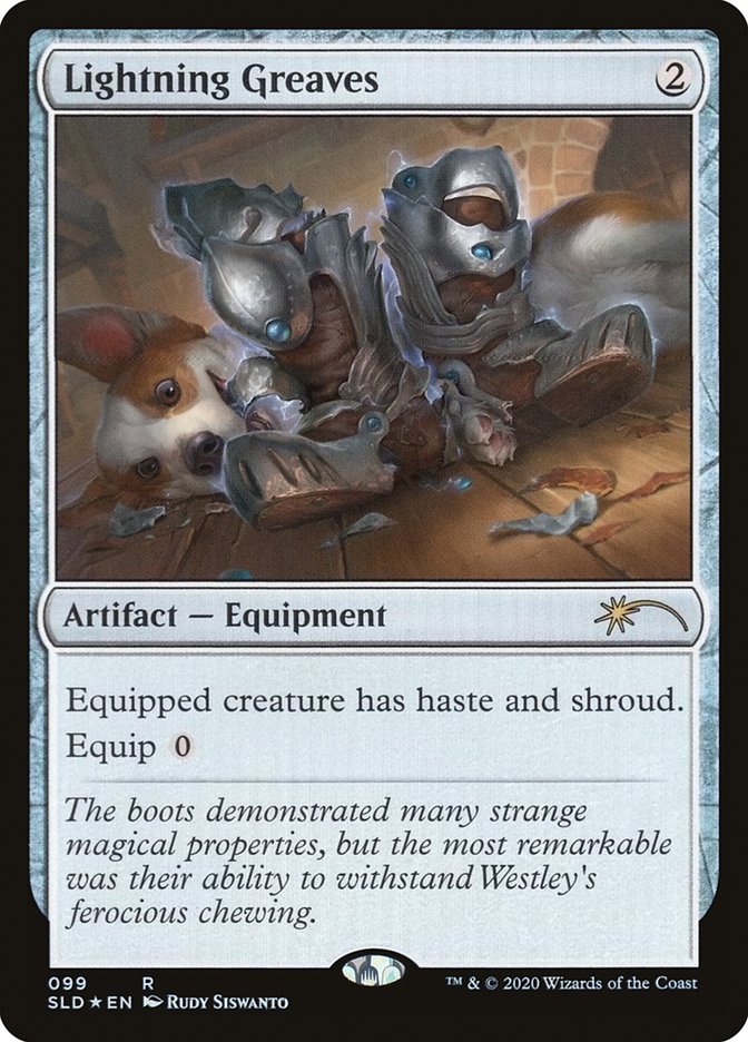 Lightning Greaves - Foil