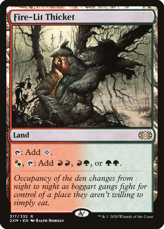 Fire-Lit Thicket - Foil