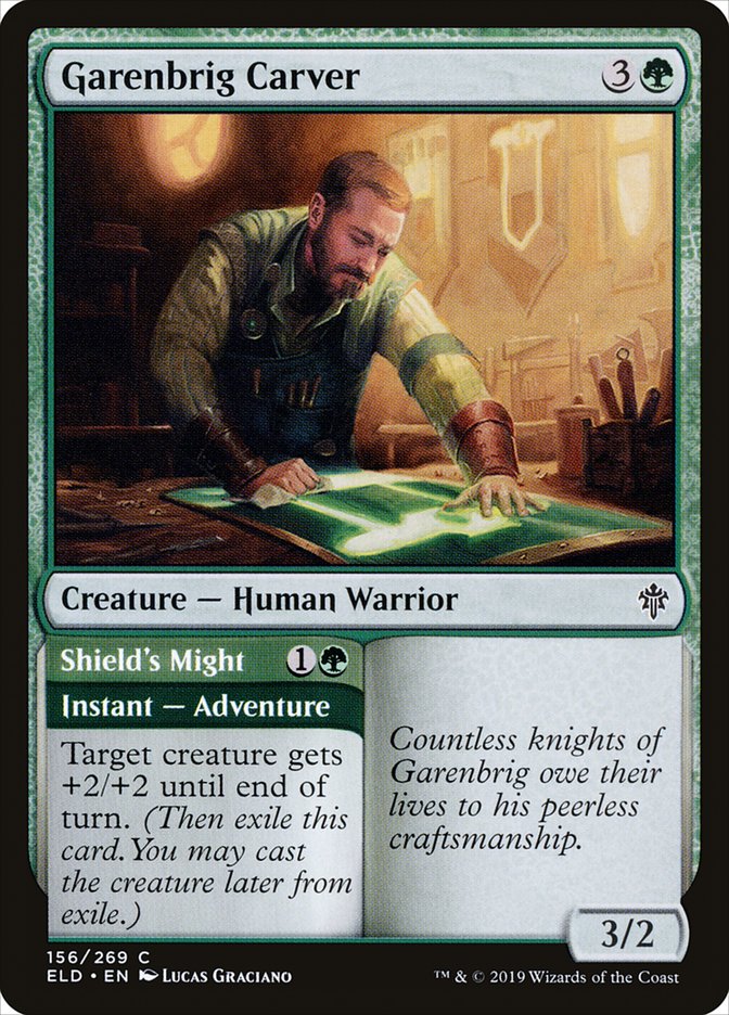 Garenbrig Carver // Shield's Might - Foil
