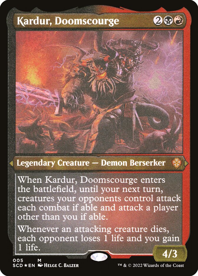 Kardur, Doomscourge - Etched Foil