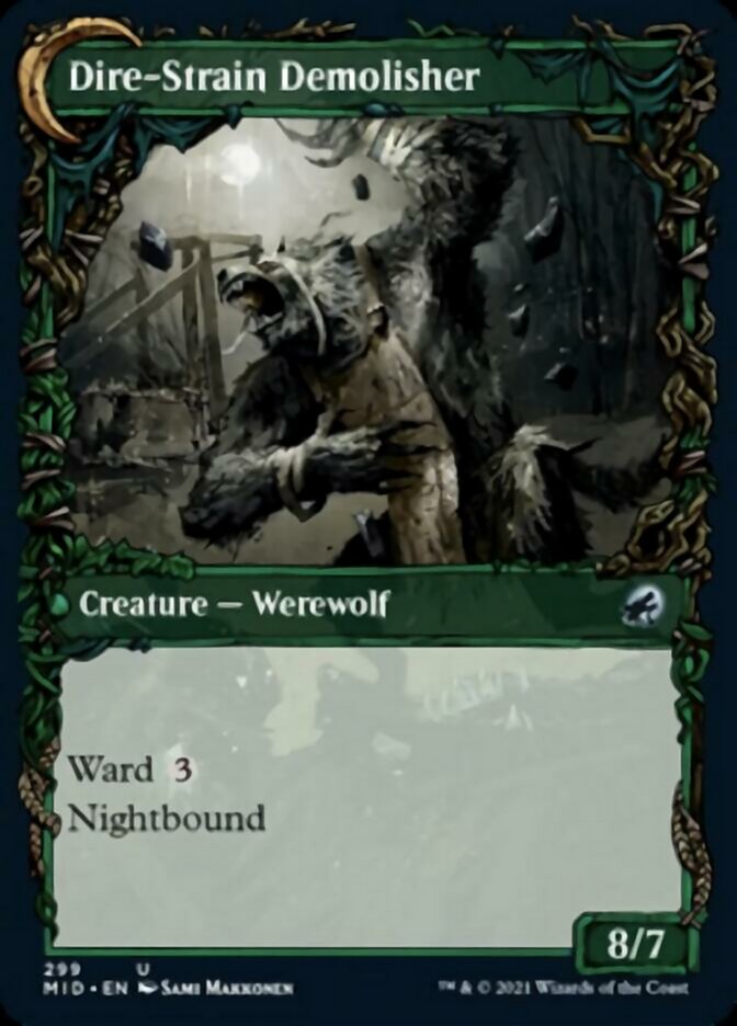 Burly Breaker // Dire-Strain Demolisher - Foil