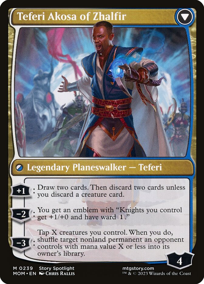 Invasion of New Phyrexia // Teferi Akosa of Zhalfir - Foil
