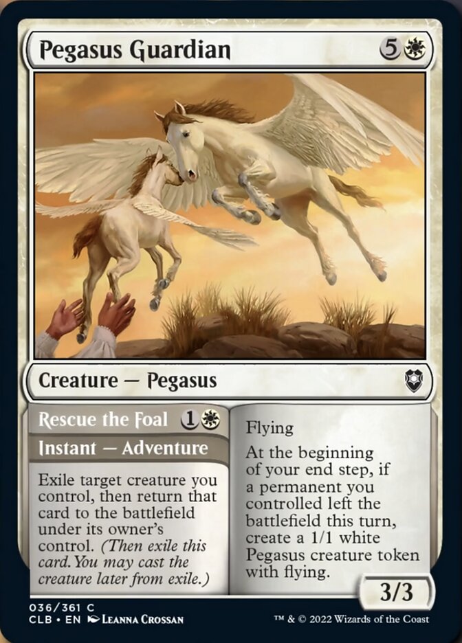 Pegasus Guardian // Rescue the Foal - Foil