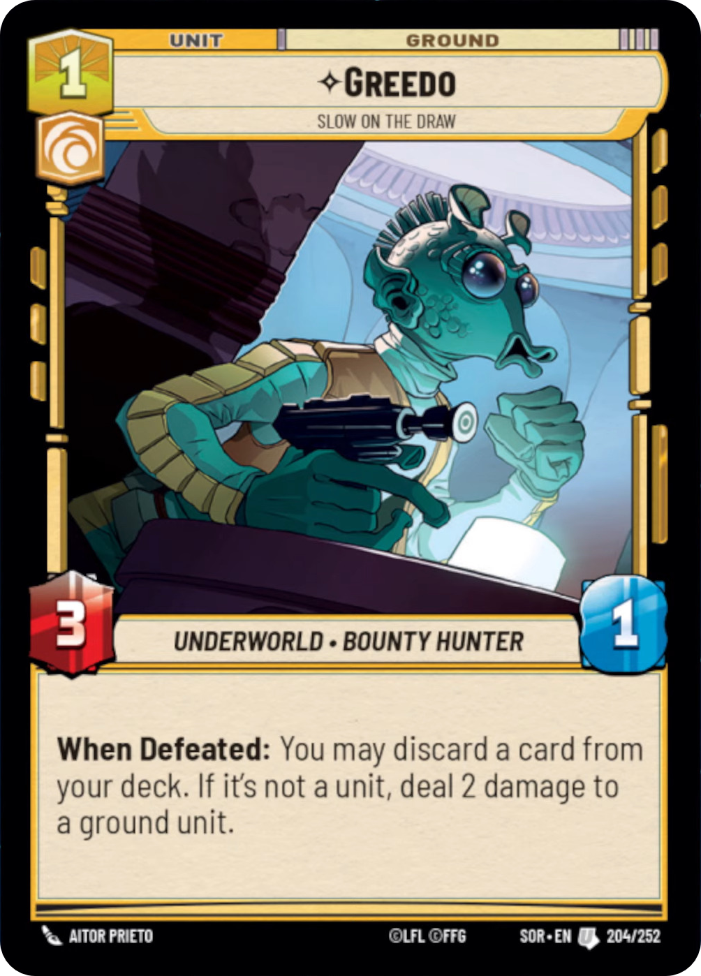 Greedo, Slow on the Draw - Foil