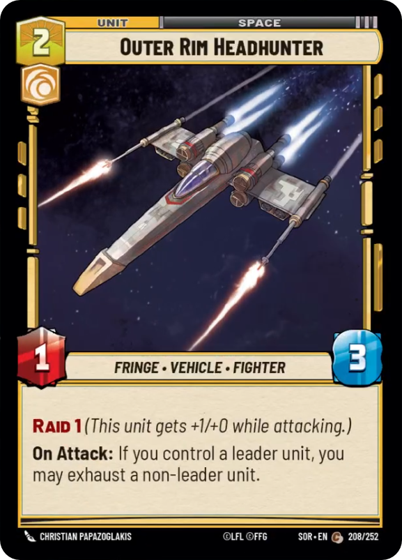 Outer Rim Headhunter - Foil