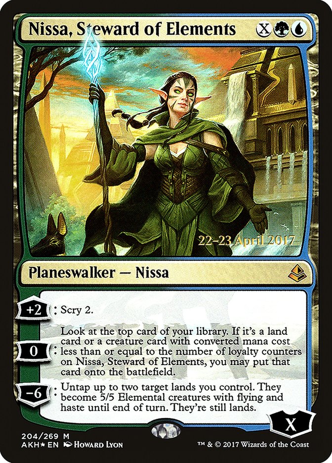 Nissa, Steward of Elements - Foil