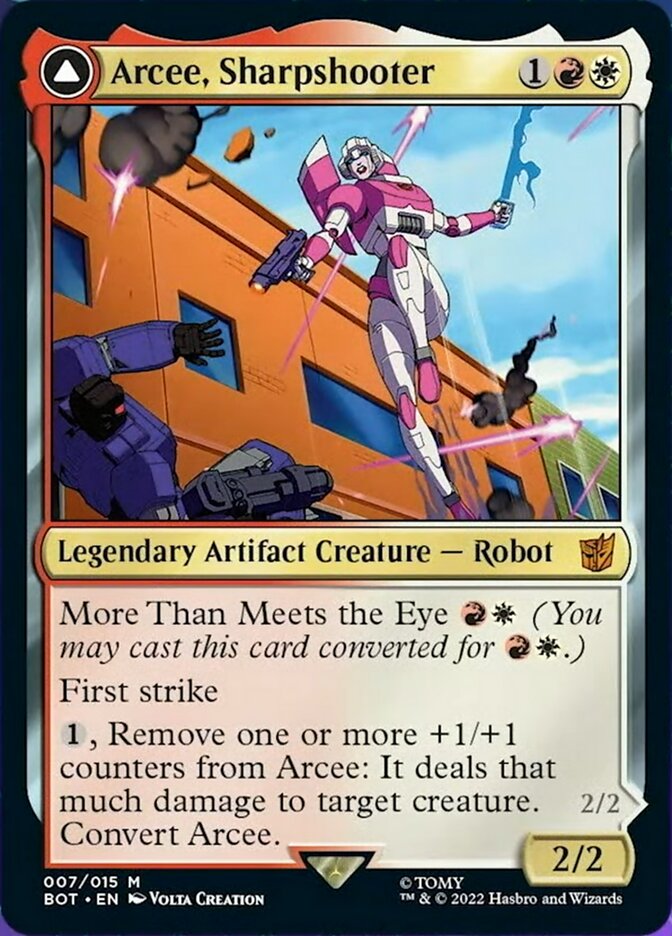 Arcee, Sharpshooter // Arcee, Acrobatic Coupe - Foil