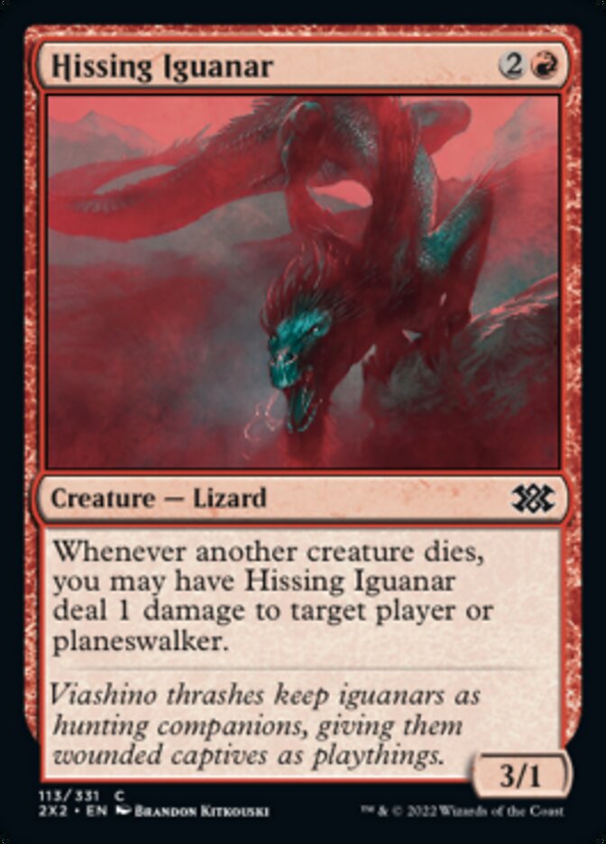 Hissing Iguanar - Foil