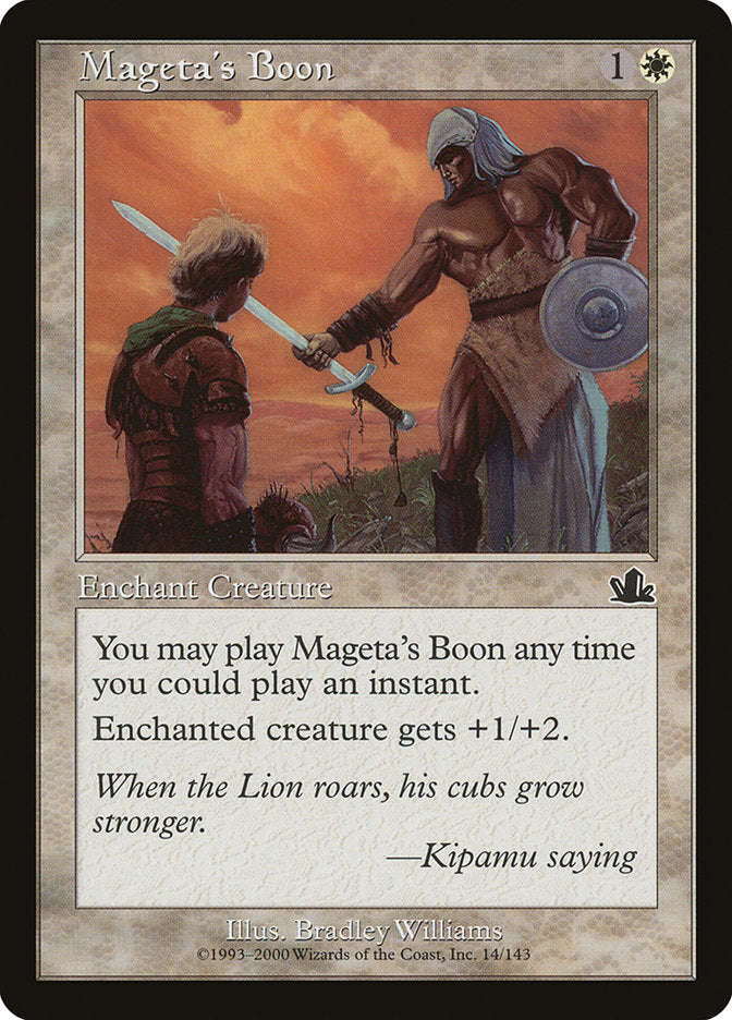 Mageta's Boon - Foil