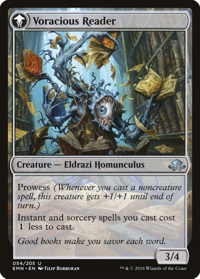 Curious Homunculus // Voracious Reader - Foil