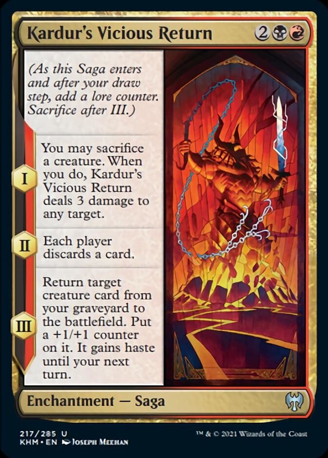Kardur's Vicious Return - Foil