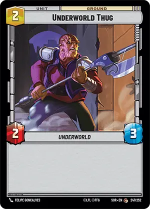 Underworld Thug - Foil