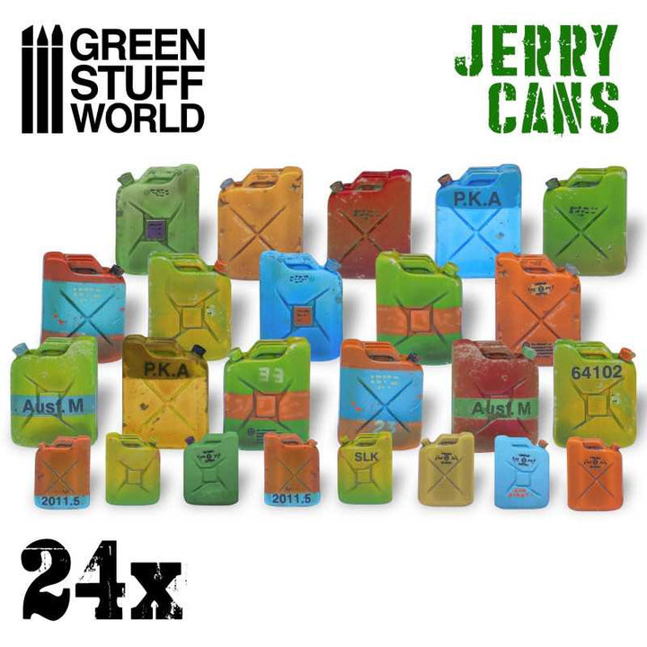 Green Stuff World - 24x Jerry Cans