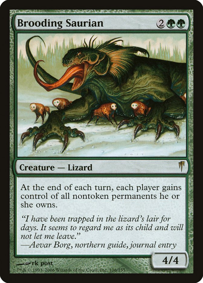 Brooding Saurian - Foil