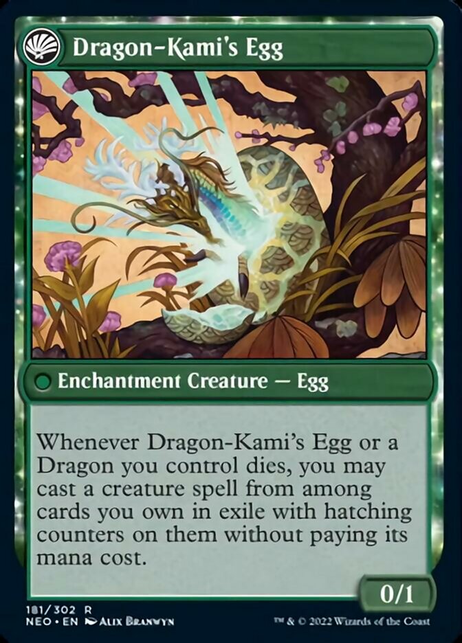 The Dragon-Kami Reborn // Dragon-Kami's Egg - Foil