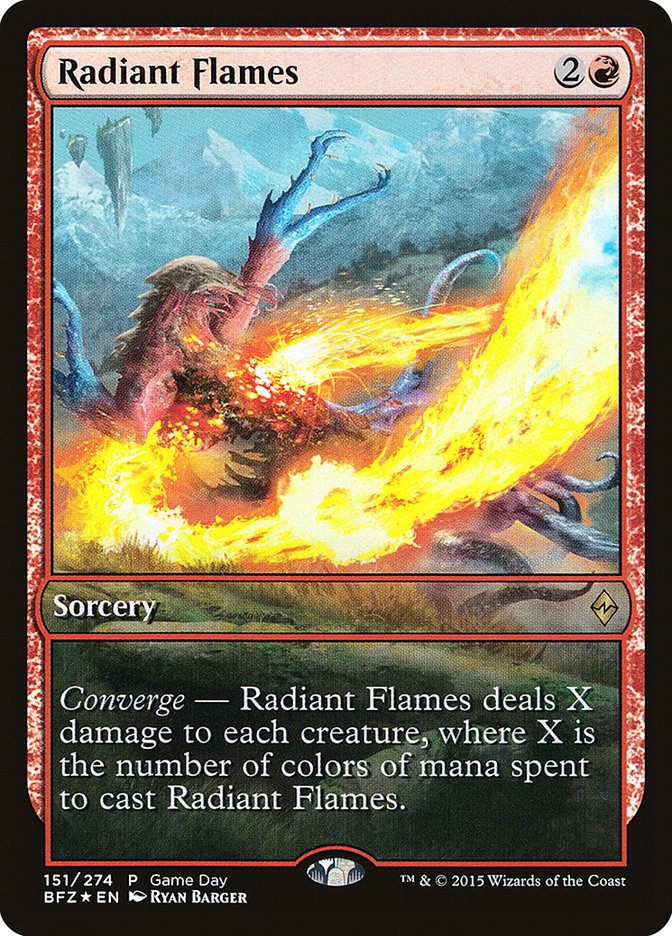 Radiant Flames - Foil