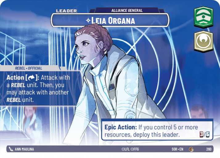 Leia Organa, Alliance General