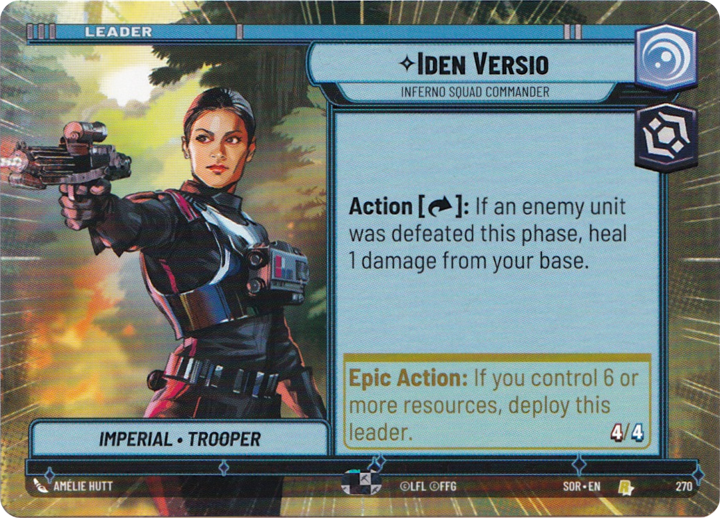 Iden Versio, Inferno Squad Commander - Hyperspace