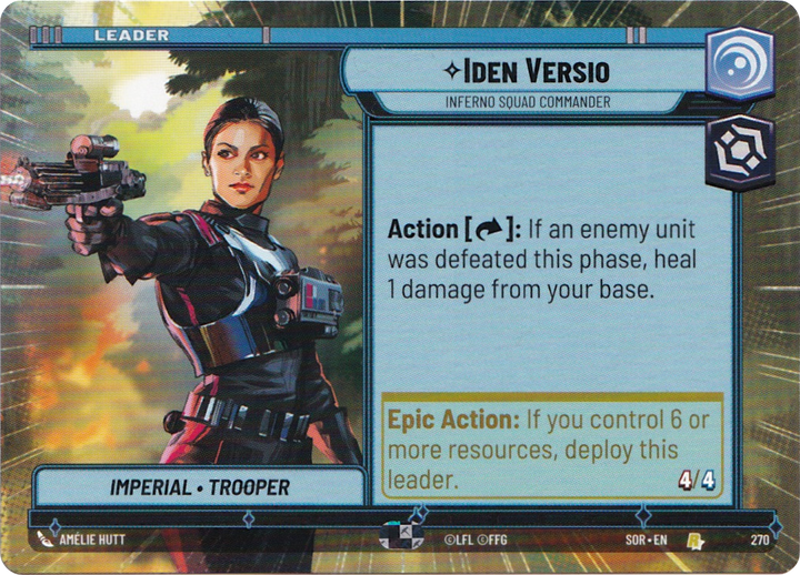 Iden Versio, Inferno Squad Commander - Hyperspace