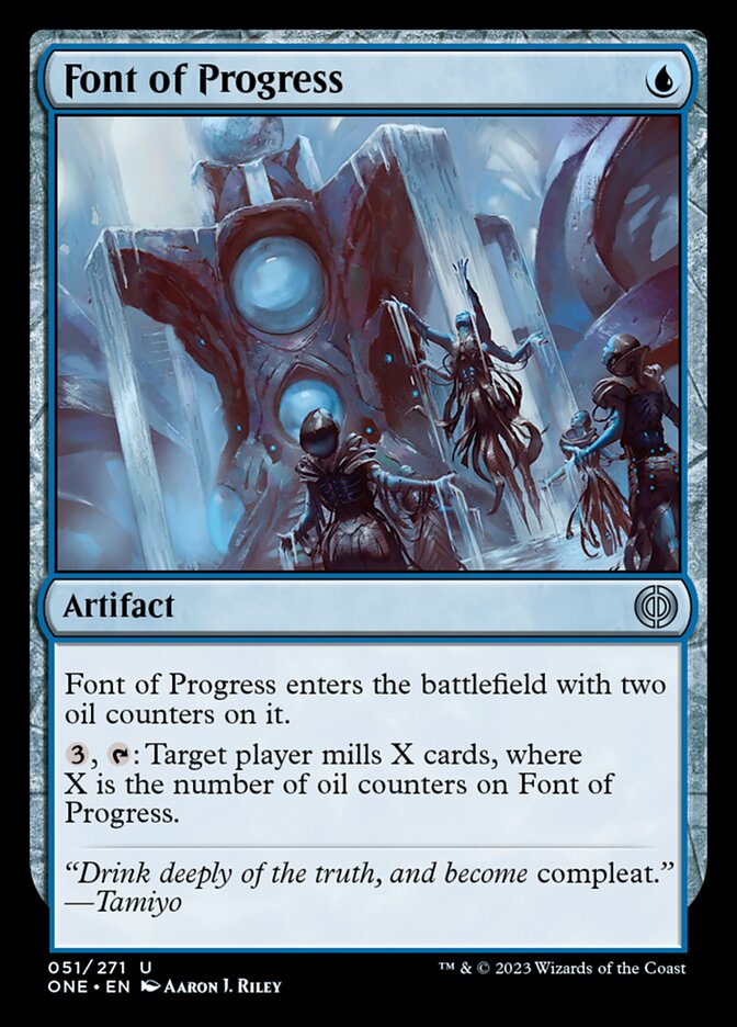 Font of Progress - Foil