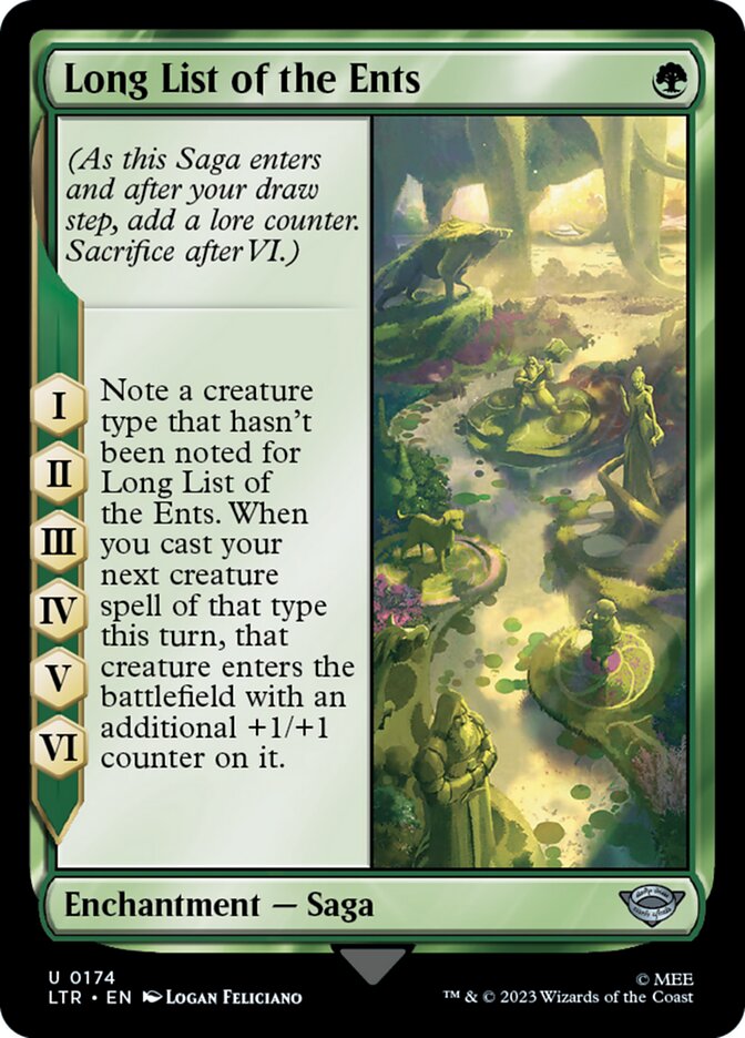 Long List of the Ents - Foil
