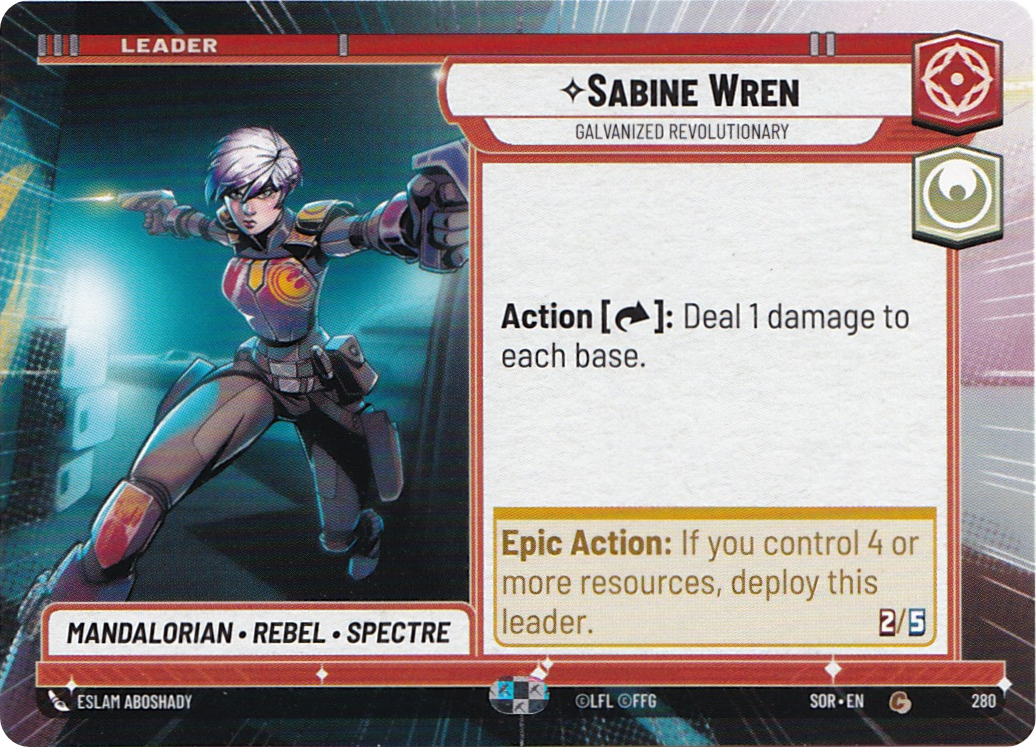 Sabine Wren, Galvanized Revolutionary - Hyperspace