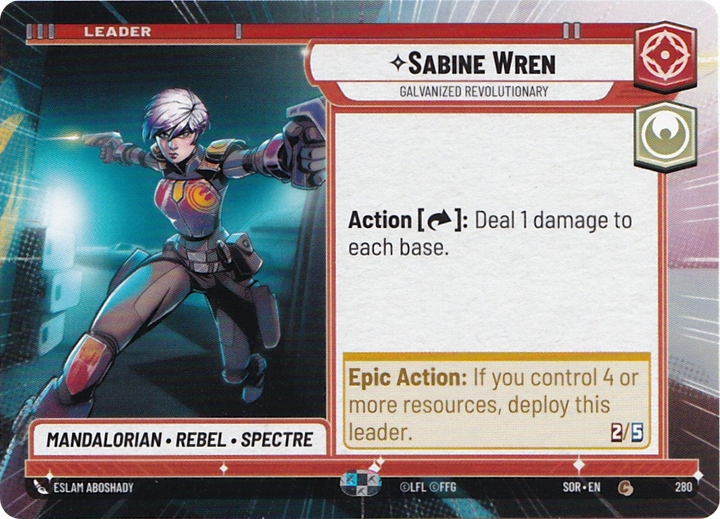 Sabine Wren, Galvanized Revolutionary - Hyperspace