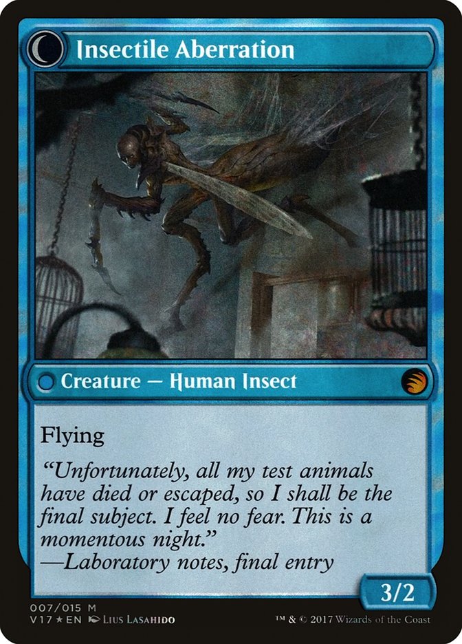 Delver of Secrets // Insectile Aberration - Foil