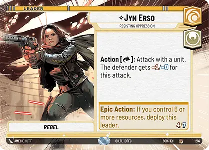 Jyn Erso, Resisting Oppression - Hyperspace
